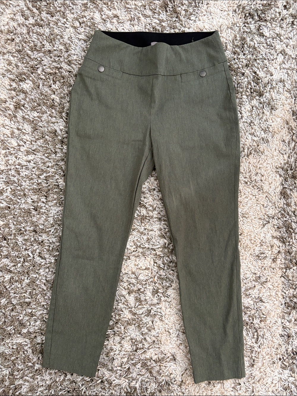Maurices Olive Green Women’s Pull-On Leggings size Small